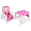 SMONTOVÁNO Ecotoys jídelní židlička 2v1 Kočička růžová
