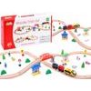 Dřevěná vláčkodráha Wooden Train 46 dílků