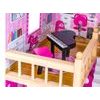 Dřevěný 2 patrový domeček pro panenky s bazénem rezidence Jenny