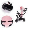 Ecotoys dětská tříkolka s otočným sedadlem Trike 2v1 růžová