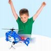 Interaktivní helikoptéra se světly a zvuky City Rescue 1:16 modrá