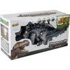Dinosaurus Triceratops šedý na baterie