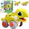 Huile Toys dinosaurus pro nejmenší na setrvačník - zelený