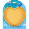 CANPOL babies Silikonový talíř s přísavkou SRDCE žlutý