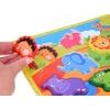 Dřevěné puzzle safari zvířata, 7 dílné