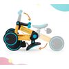 KINDERKRAFT 4TRIKE dětská skládací tříkolka 2v1 Sunflower Blue