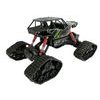 Auto na dálkové ovládání 4x4 s výměnnými koly Rock Climber 1:18 černo-zelené