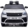 Elektrické auto Range Rover stříbrné
