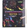 Škrabací/Vyškrabovací notes duhový - 10 listů