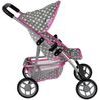 Alice sportovní kočárek pro panenku 9304 šedo-růžový