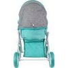 Hluboký kočárek pro panenky Milly Mally Alice Prestige - mátový