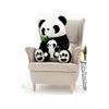 Plyšový medvěd Panda 100 cm s miminkem