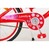 Dětské kolo Volare Lovely červeno-bílé 20"