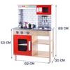 Dětská dřevěná kuchyňka s příslušenstvím Red Kitchen