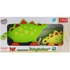 TREFL Edukační dřevěná tahací hračka 2 Dinosauři Stegosaurus, zelená