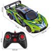 Autíčko na dálkové ovládání s LED podsvícením Speed Racing 1:12 - zelené