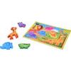 Dřevěné puzzle safari zvířata, 7 dílné