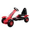 Dětská šlapací motokára s nafukovacími koly Formule 618 červená