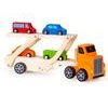 Ecotoys dřevěné autíčko Odtahovka + 4 autíčka