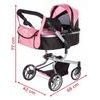 Kombinovaný kočárek pro panenky 2v1 Princess černo-růžový