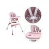 Ecotoys jídelní židlička 2v1 Pink HC823 růžová