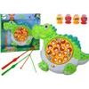 Arkádová hra ve tvaru dinosaura -Rybaření