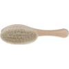 Dřevěný kartáč s měkkým přírodním vlasem, přírodní