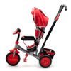 Baby Mix dětská tříkolka s LED světly Lux Trike červená