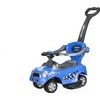 Dětské odstrkovadlo s vodící rukojetí - modré auto