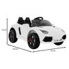 Dětské elektrické autíčko Future Sport bílé