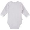 EEVI Kojenecké body s dlouhým rukávem Newborn šedá 62 (3-6m)