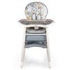 ROZBALENO Ecotoys jídelní židlička 2v1 Myška šedá