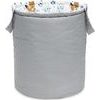 Bavlněný koš na hračky zvířátka šedá