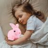 Interaktivní plyšový králíček v přepravce Plush Pet - růžový
