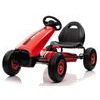 Dětská šlapací motokára s nafukovacími koly Formule 208 - červená