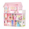 Ecotoys dřevěný domeček pro panenky s příslušenstvím Rozana
