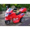 Dětská elektrická tříkolka Super Red