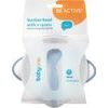 Dětská miska s přísavkou a lžičkou Baby Ono bílo-modrá