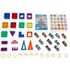 Doris magnetická stavebnice s 12 autíčky Magnetic Blocks 82 dílů