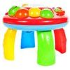 Edukační stoleček s piankem a zvuky 2v1 Housenka