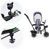 Ecotoys dětská tříkolka s otočným sedadlem Trike 2v1 šedá