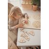 Pizza - zlomky - dřevěné edukativní puzzle