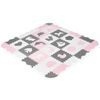 Ecotoys pěnová puzzle hrací deka Pink Puzzle 151 x 151 cm