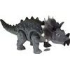 Dinosaurus Triceratops šedý na baterie
