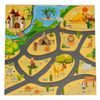 Ecotoys pěnová puzzle hrací deka Zvířátka 93 x 93 cm
