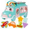 Interaktivní hrající autíčko s cimbálkami Happy Bus modré