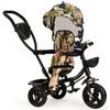 Ecotoys dětská tříkolka s otočným sedadlem 2v1 camo