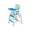 Ecotoys jídelní židlička 3v1 modrá