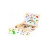 Ecotoys dřevěná magnetická tabulka Puzzle