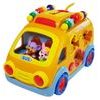 Huile Toys interaktivní autíčko pro nejmenší se zvuky Shape Sorting Bus